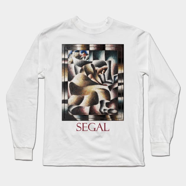 Woman Reading (1920) by Arthur Segal Long Sleeve T-Shirt by Naves